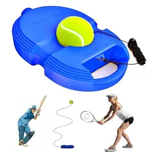 Cricket Trainer Rebound Ball - Self Practice Training Tool for Adults & Kids