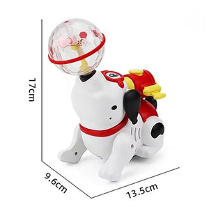 smoking dog with 3d light and musical dancing dog