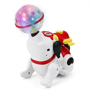 smoking dog with 3d light and musical dancing dog