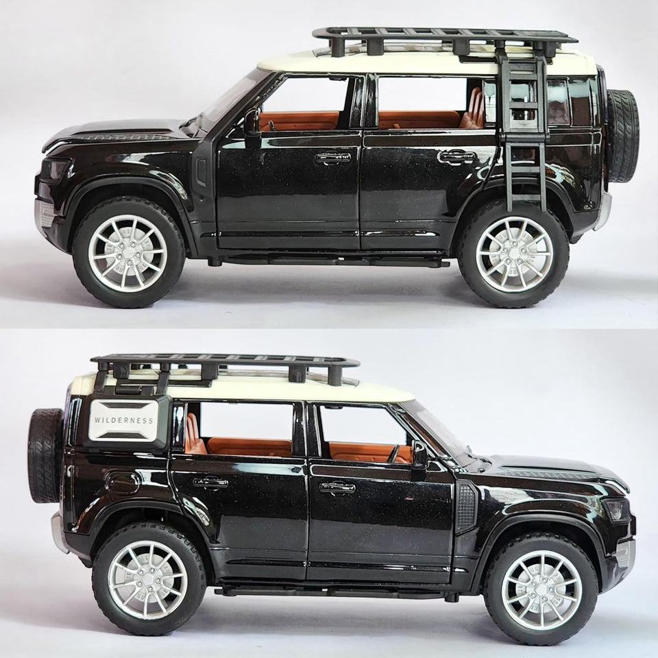 1:22 METAL BODY DEFENDER CAR WITH LIGHT AND MUSIC