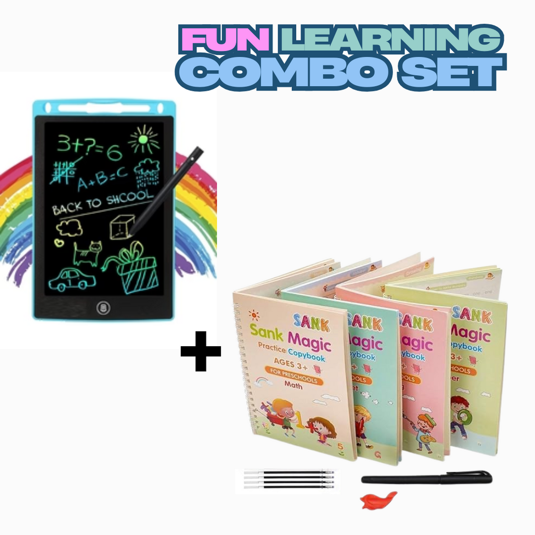 SMART LEARNING KIT ( 4 MAGIC BOOK SET + 1LCD8.5 WRITTING PAD )