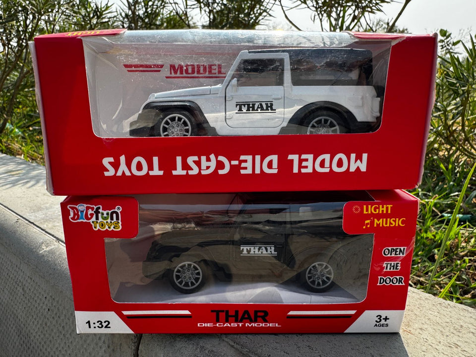 Mahindra Thar Metal Diecast WITH  MUSIC AND LIGH AND PULL PACK