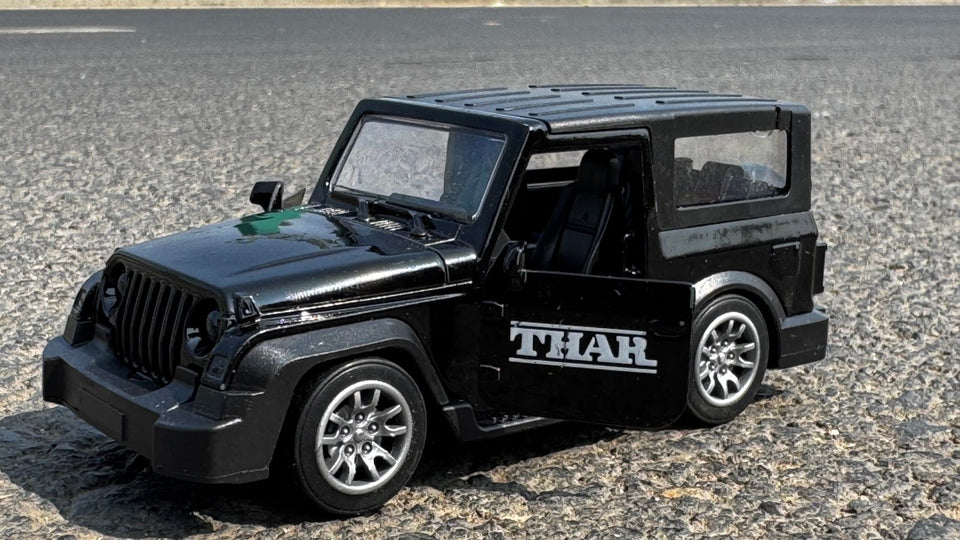 Mahindra Thar Metal Diecast WITH  MUSIC AND LIGH AND PULL PACK