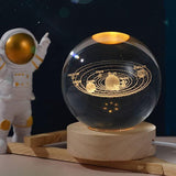 NEW 3D Crystal Night Light Ball