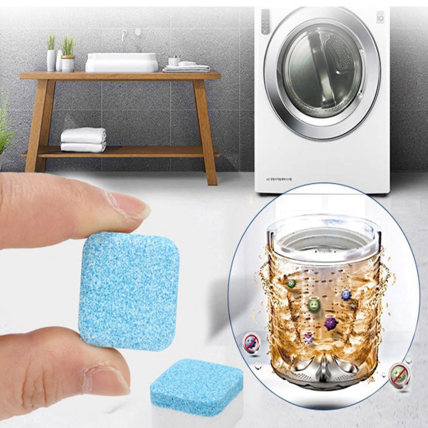 Washing Machine Stain Tank Cleaner Deep Cleaning Tablet (pack of 12) get TOILET SEAT cover 🆓