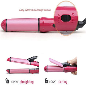 2 in 1 Hair Straightener and Curler