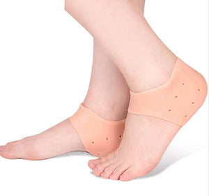 Crack Heel Socks, Silicon Gel Heel Pad For Men & Women (HALF HEEL)