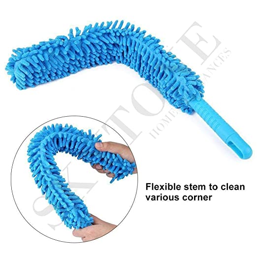 Fan Cleaning Duster for Multi-Purpose Cleaning of Home, Kitchen, Car, Office with Long Rod