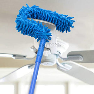 Fan Cleaning Duster for Multi-Purpose Cleaning of Home, Kitchen, Car, Office with Long Rod