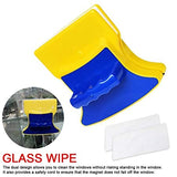 Magnetic Window Cleaner Double-Side Glazed Square Two Sided Glass Cleaner Wiper