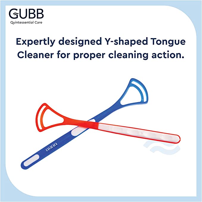 Tongue Cleaner Set For Adults & Kids, Pack of 4