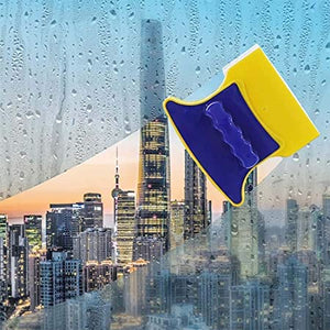 Magnetic Window Cleaner Double-Side Glazed Square Two Sided Glass Cleaner Wiper