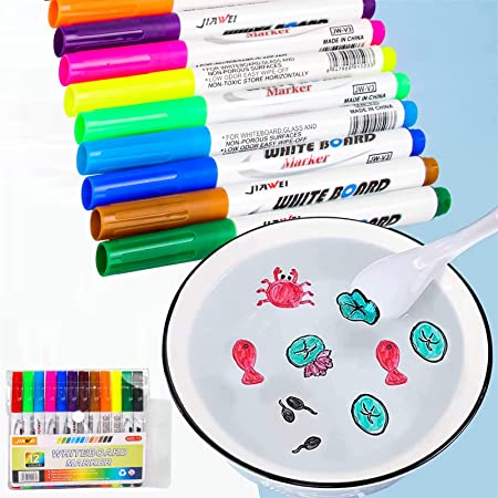 NEW DRAWING WATER MAGICAL PEN WITH SPOON (12 PEN)