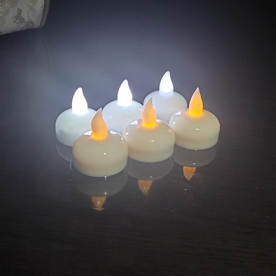 Water Sensor Battery Operated Waterproof LED  candle (Pack of 12)